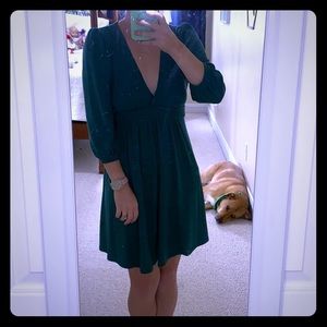 Green Sweater Dress